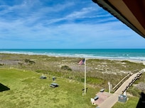 Ocean view from balcony