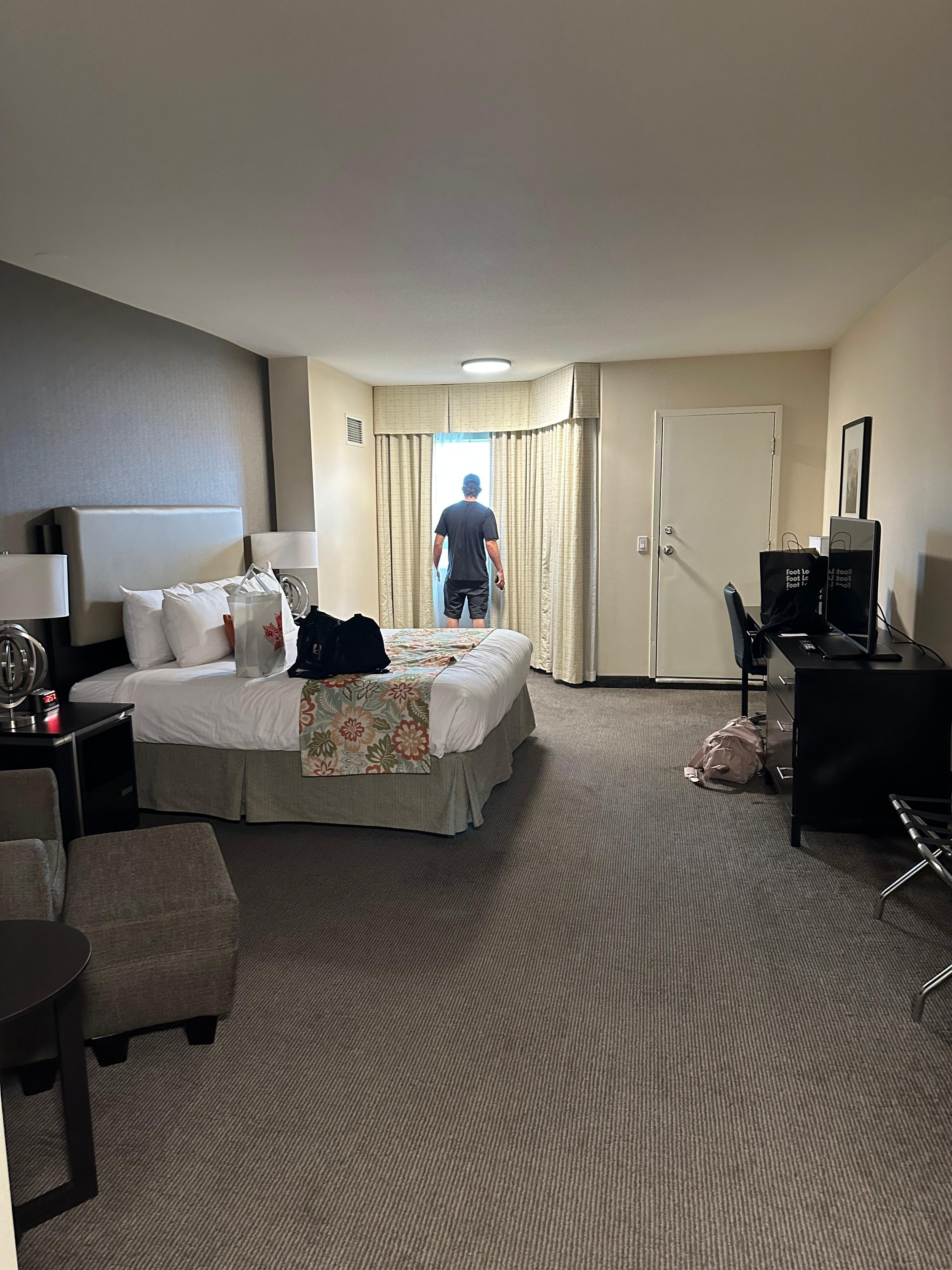 Very spacious room.