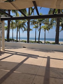 View from the pool deck.