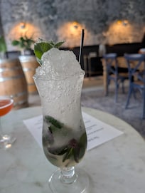 Mojito at the Bobcat Room in the hotel