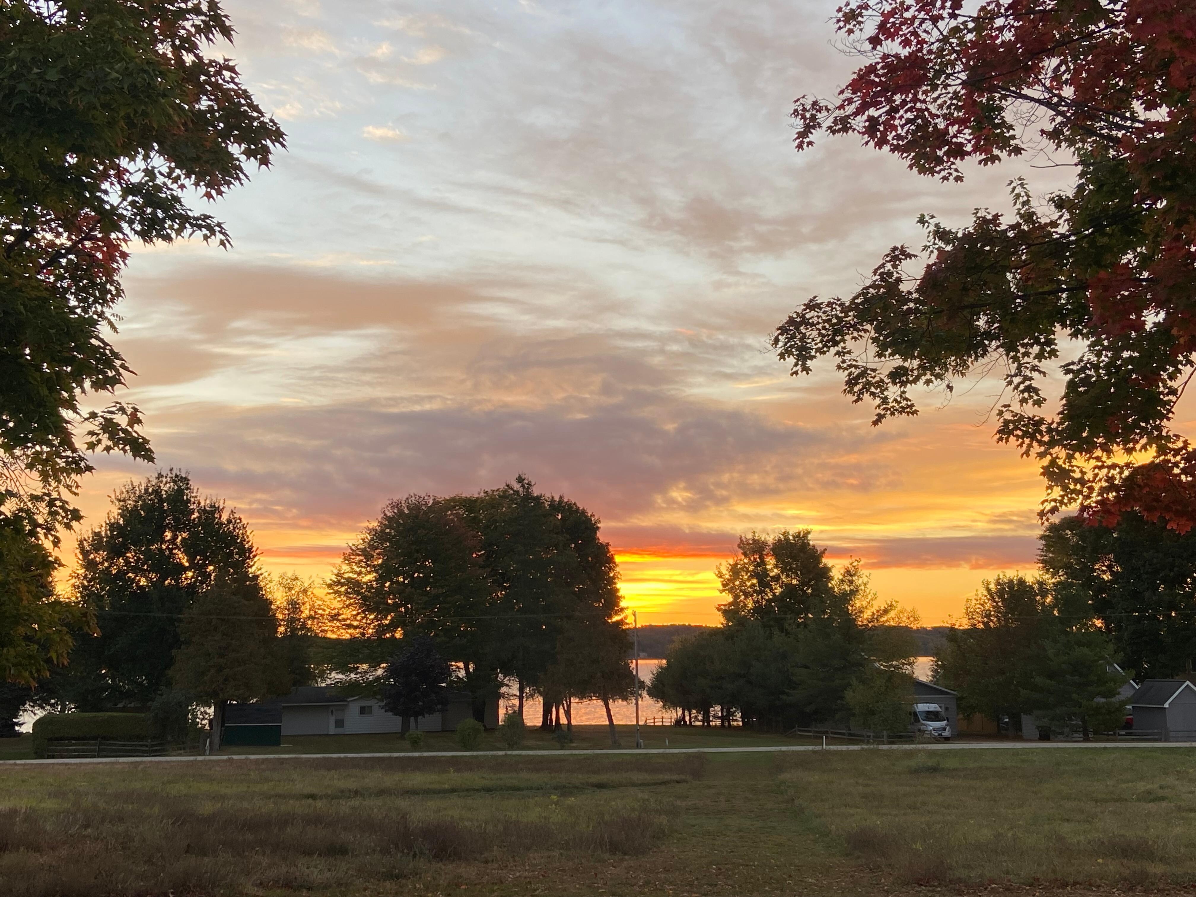 Sunrise over Elk Lake