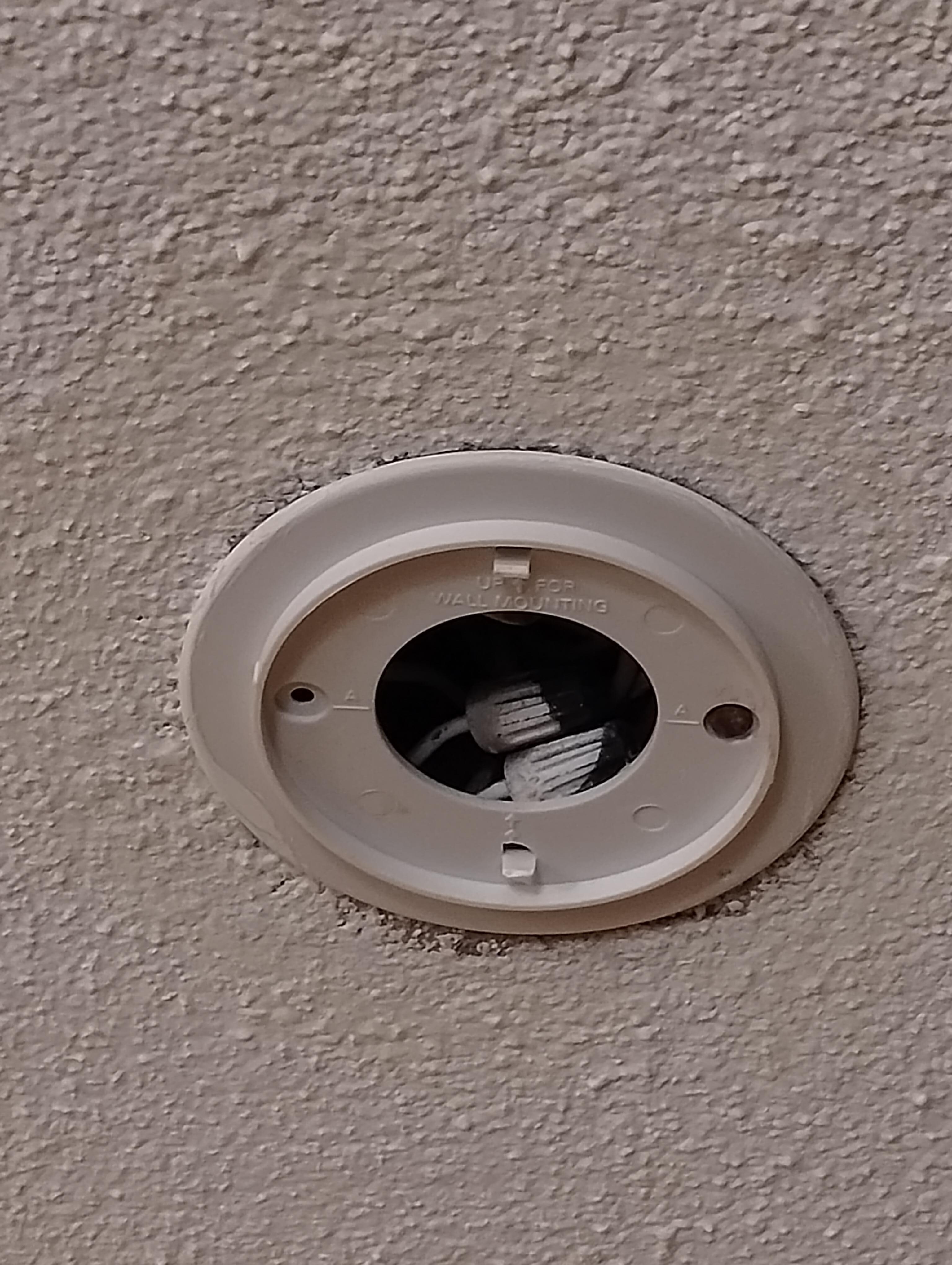 Holes in the ceiling in the room. The room smells like sweat and mildew. The sheets and pillows had blood. Asked for new sheets and pillows, but couldn't get any due to house keeping had gone home already for the day.