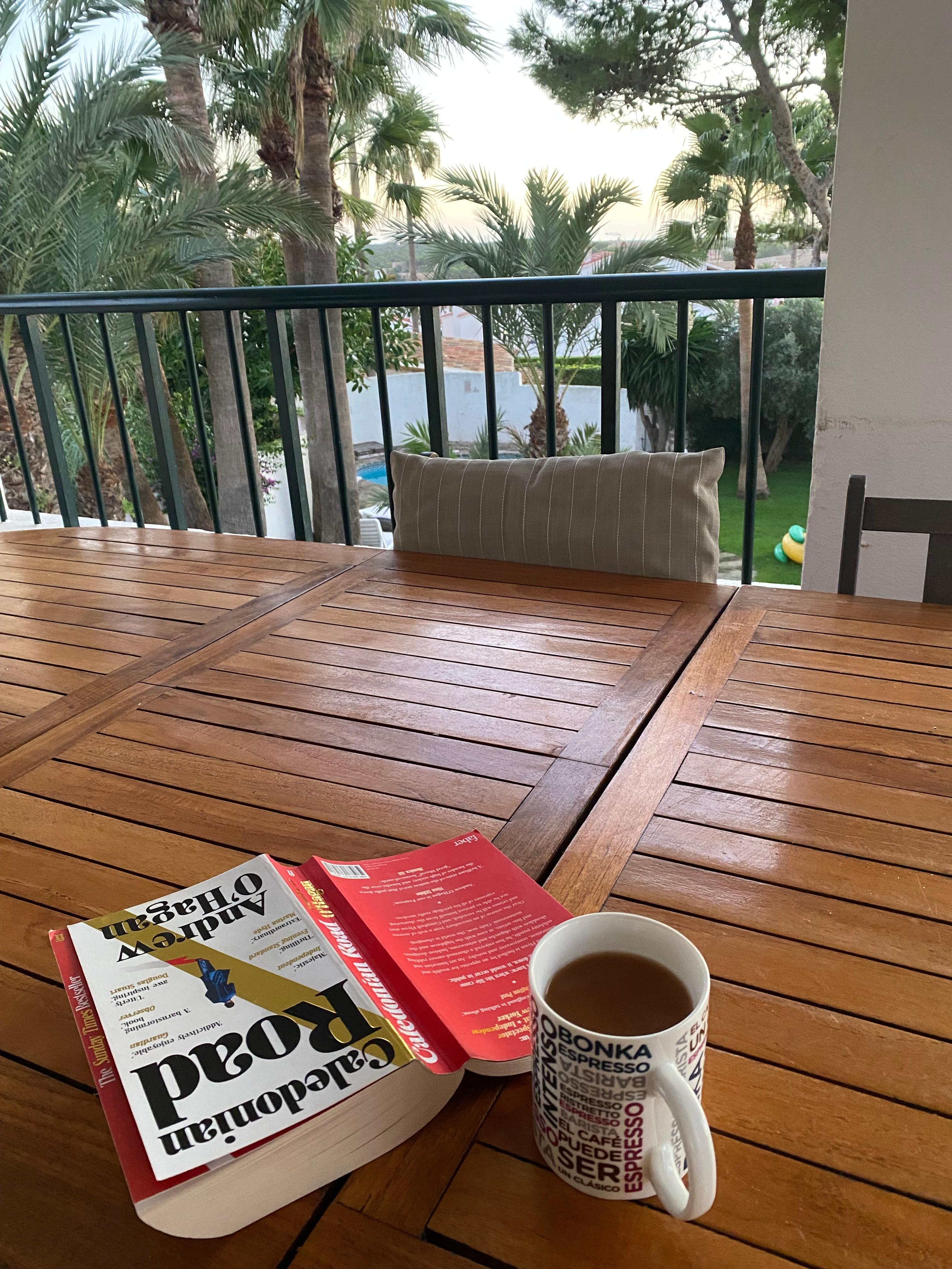 Swimming pool from the balcony