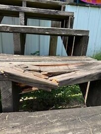 Broken stair