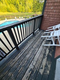 Balcony could use some stain