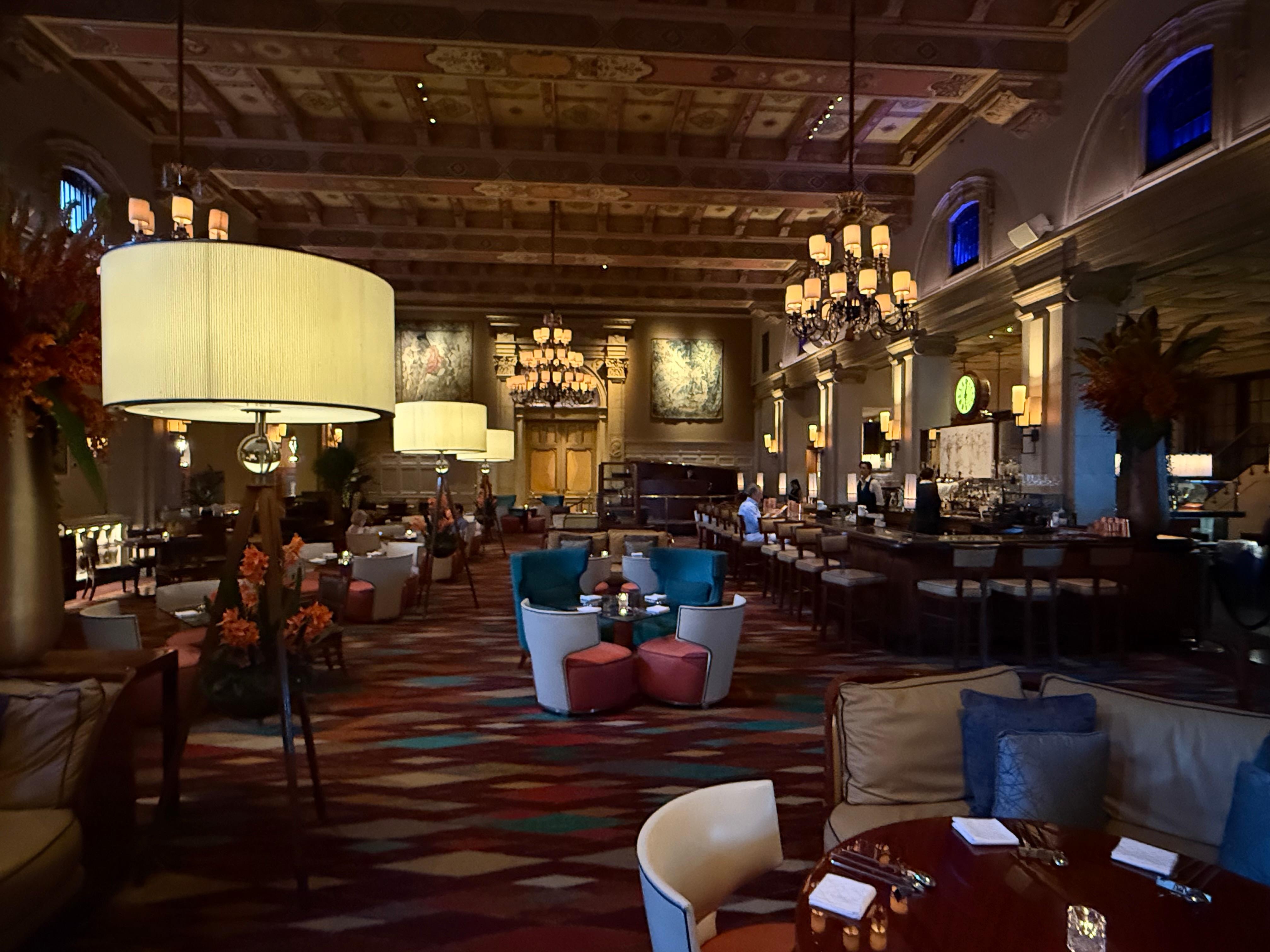 The cocktail room and small bites