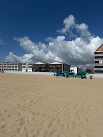 View of condo from beach