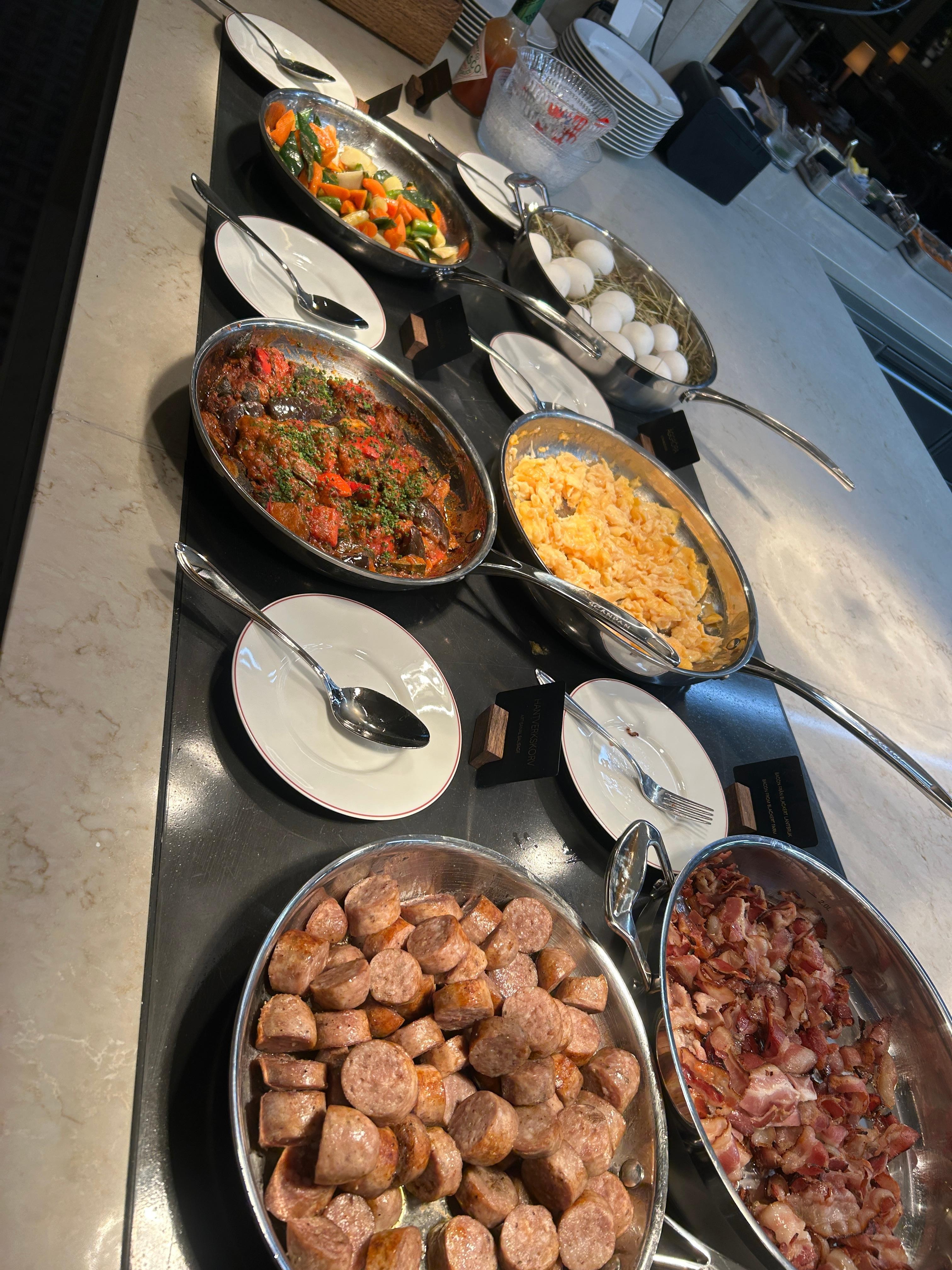 Petit dejeuner de l’hôtel : beaucoup de choix