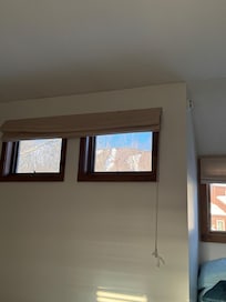 View from loft bedroom windows