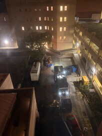 Trash trucks 5am