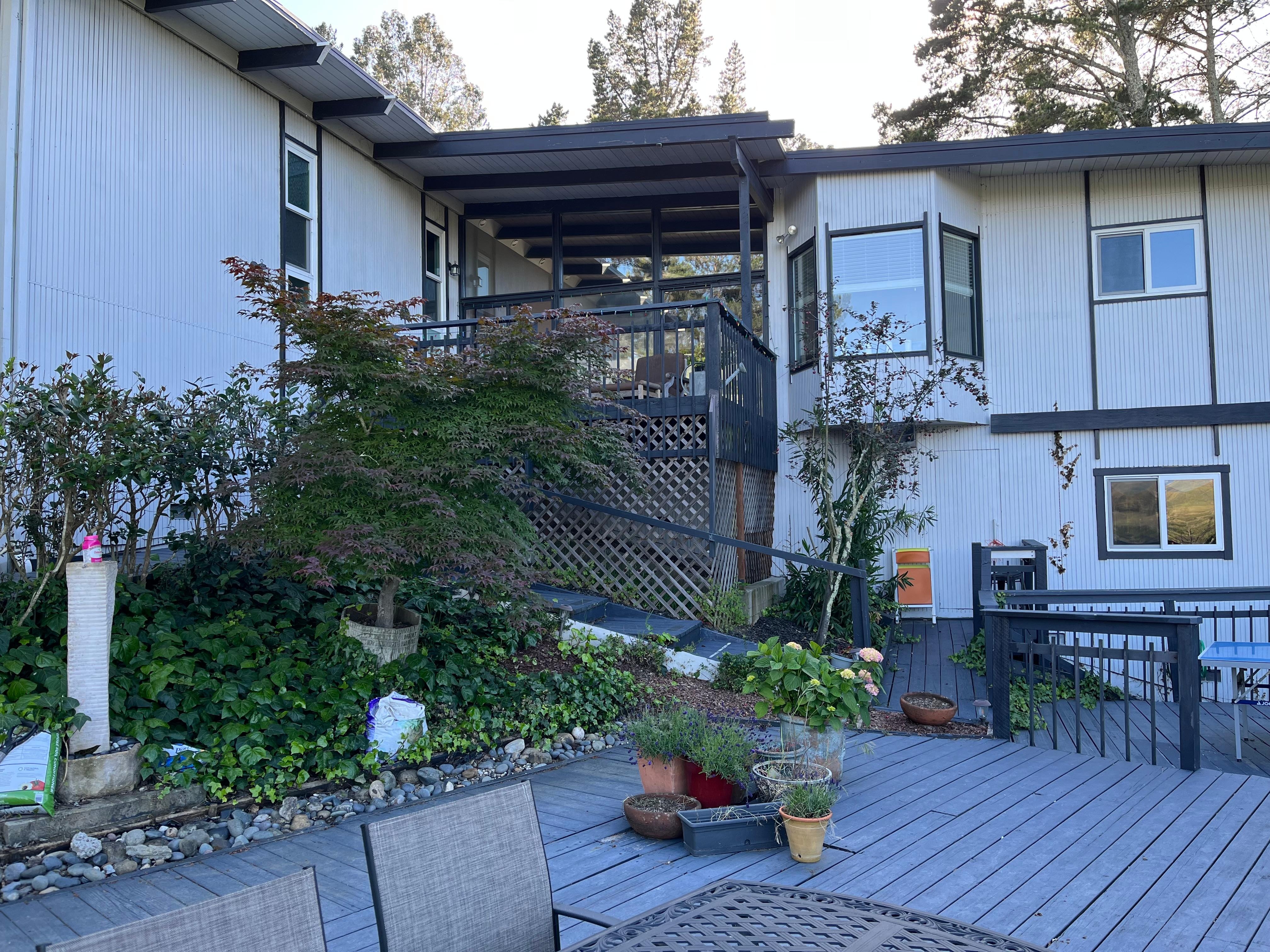 Back of house from deck