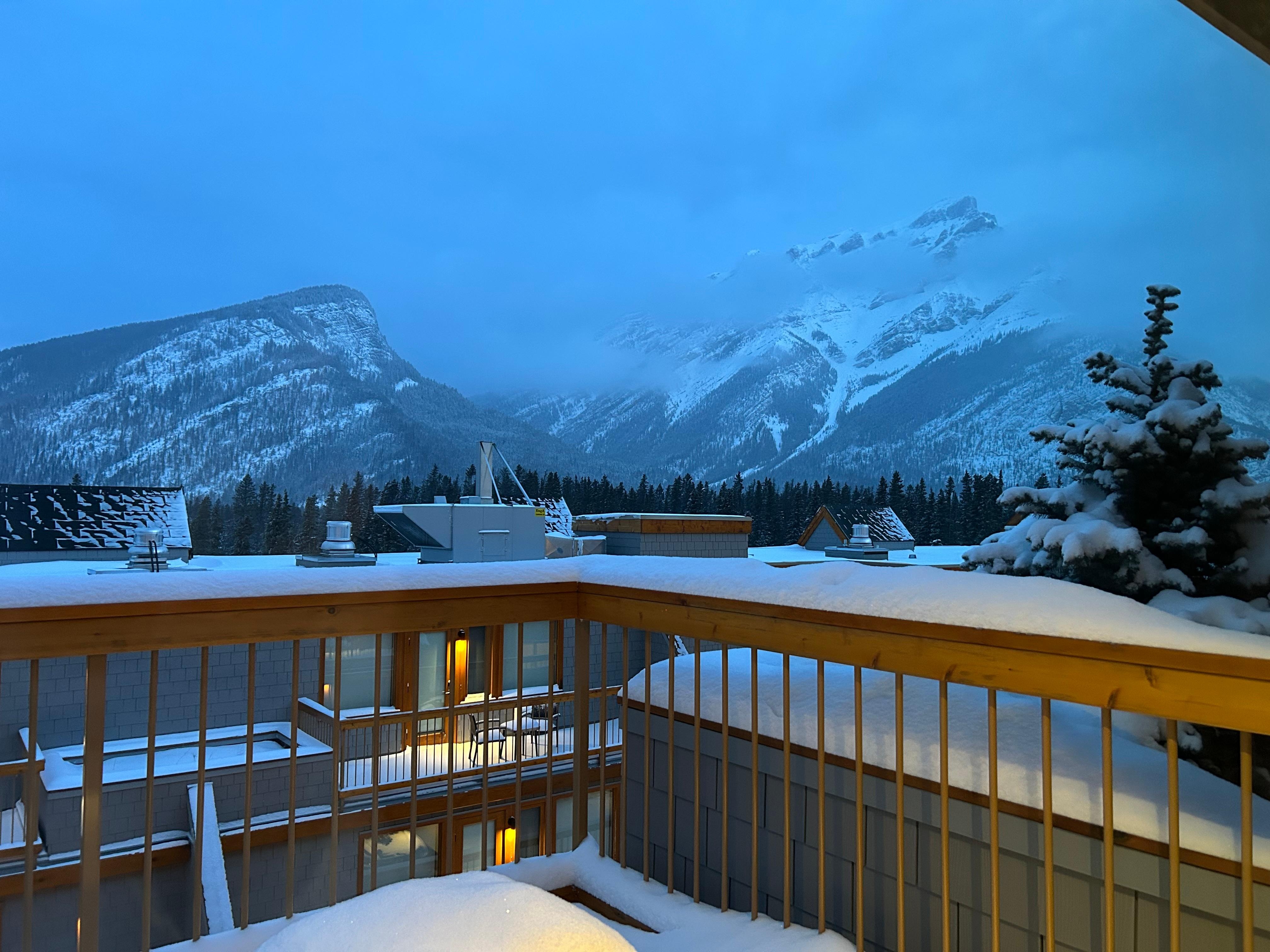 View from room balcony 