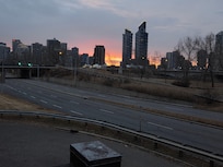 From the front balcony