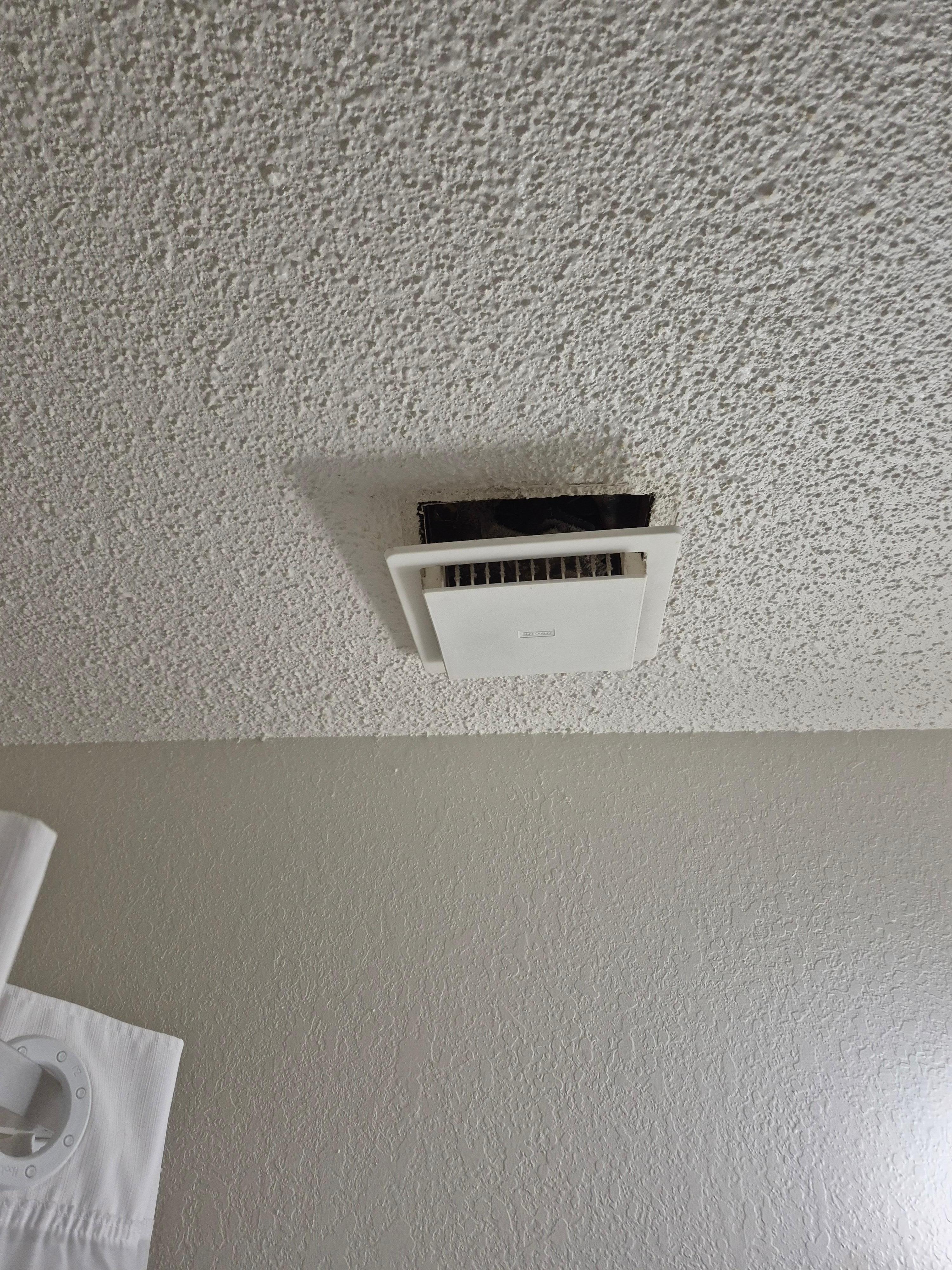 Bathroom fan not connected