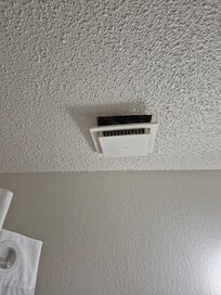 Bathroom fan not connected