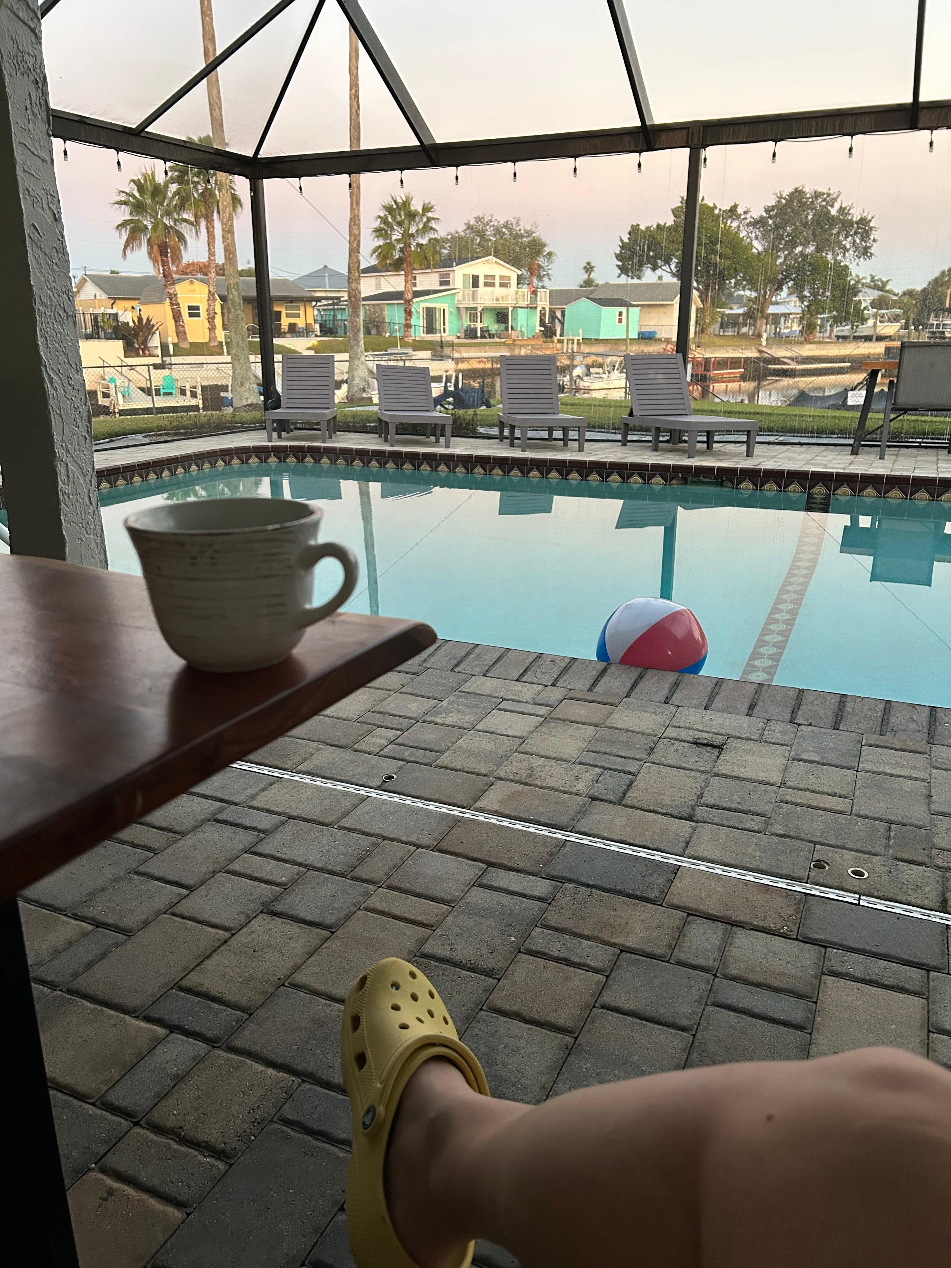 Amazing heated pool!