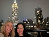 View from roof top bar