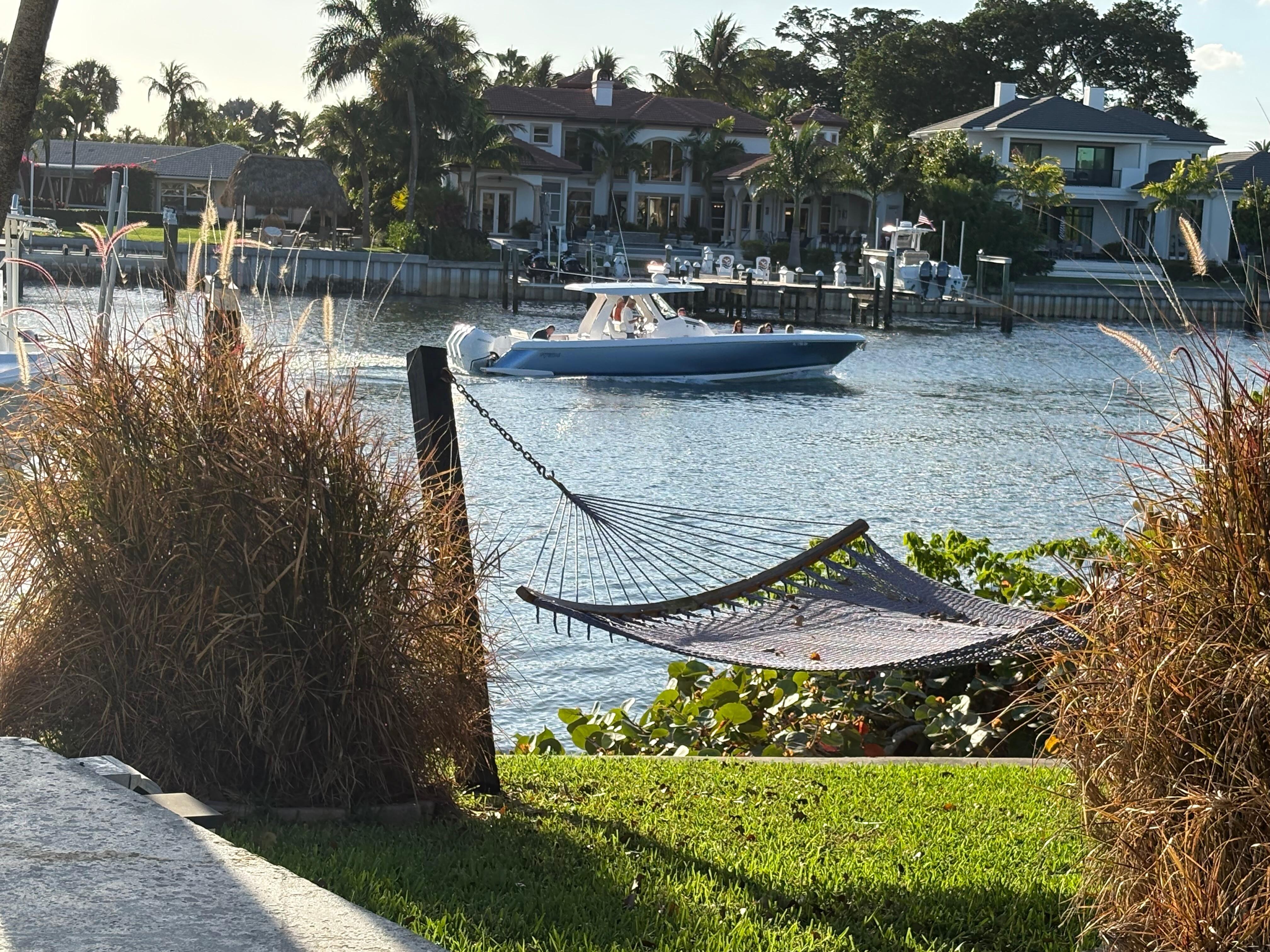 View from our comfy lounge chairs