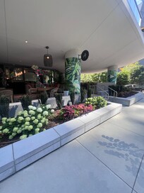 Outside seating atea
