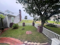 From front door looking out towards the bay