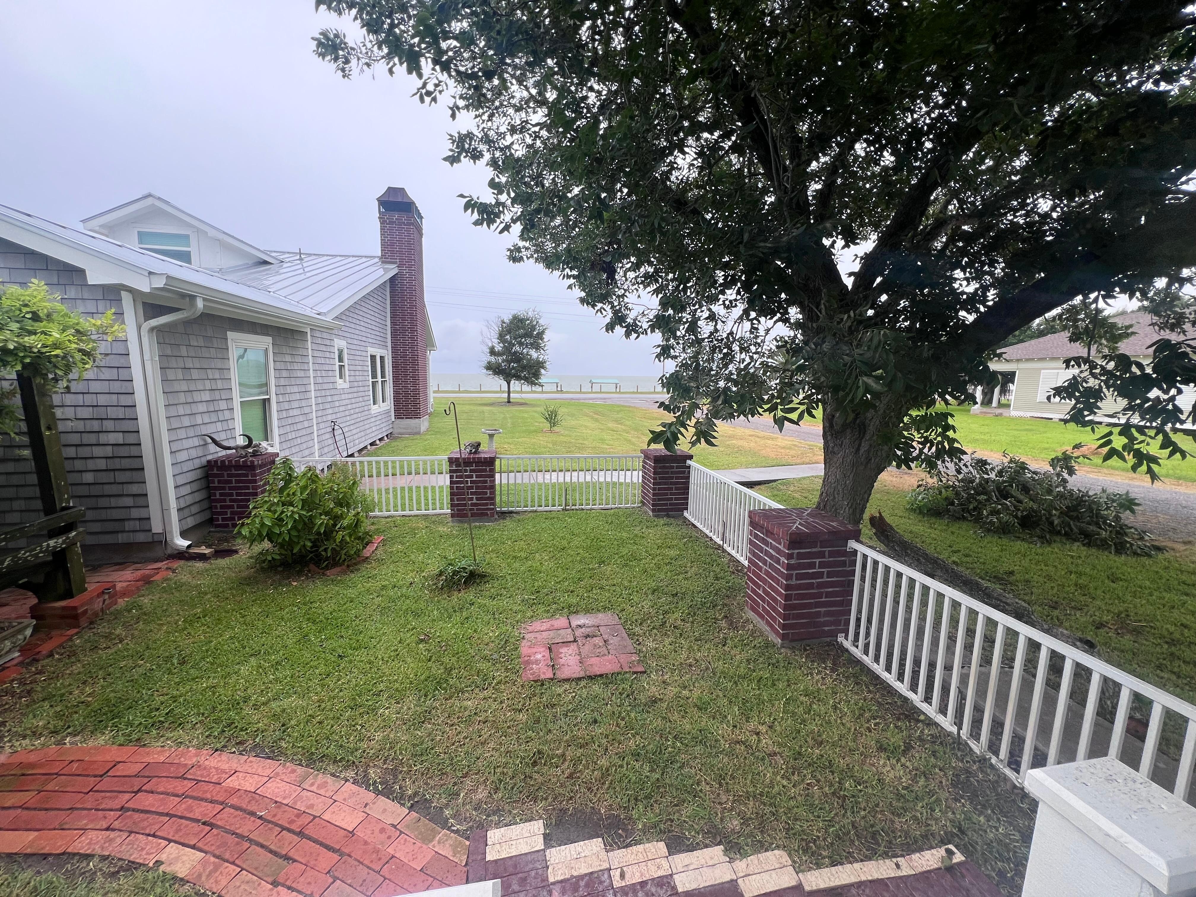 From front door looking out towards the bay