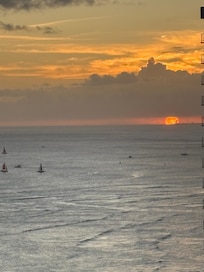 Another sunset from the kitchen or bedroom window