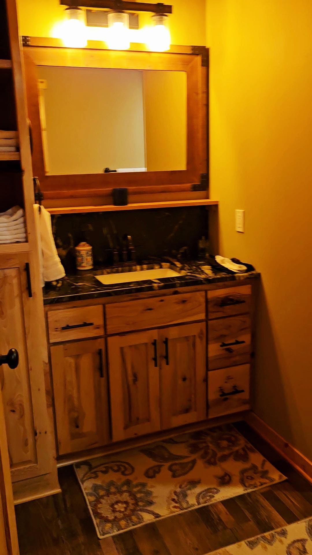 The beautiful bathroom vanity