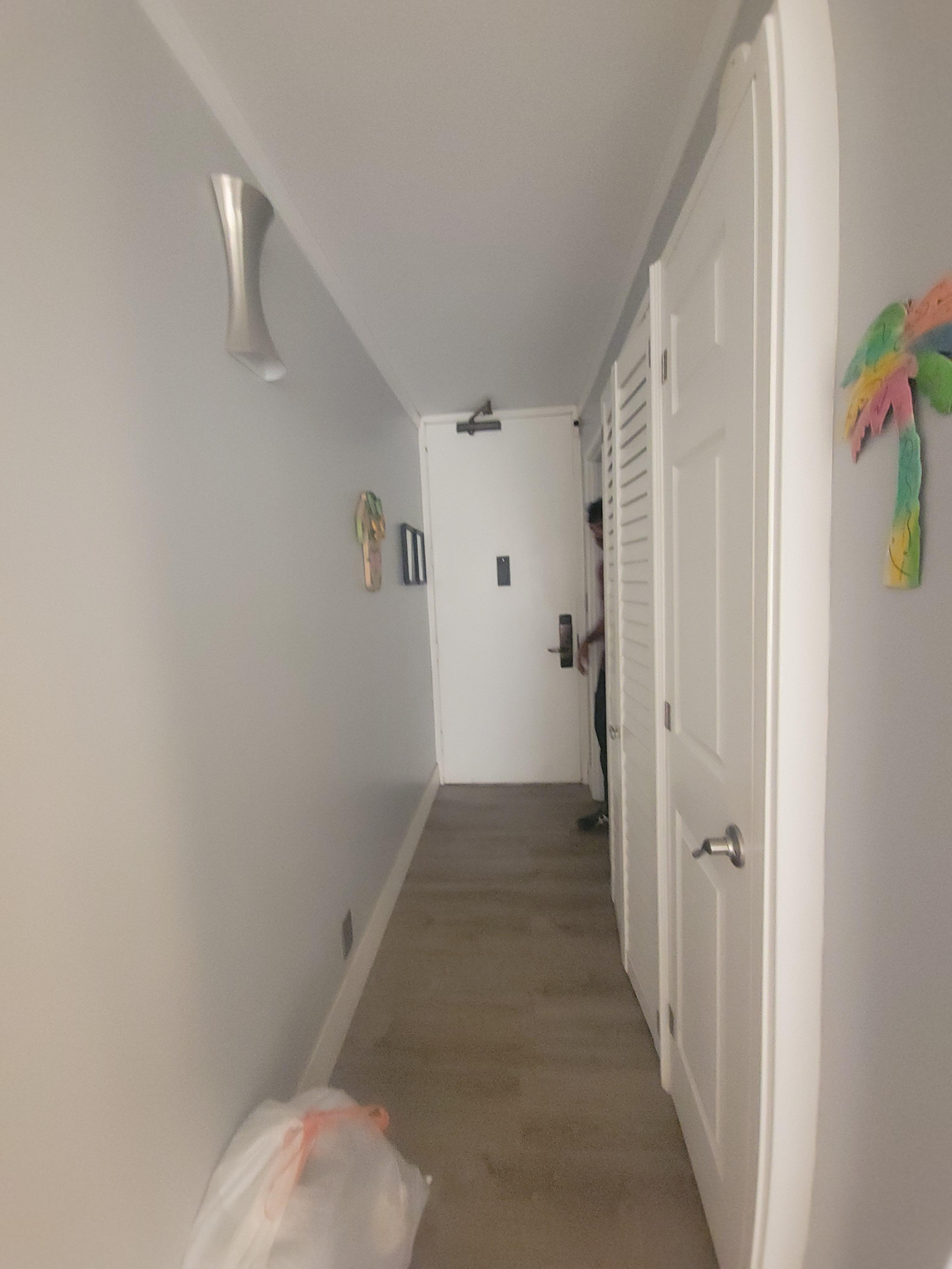 Hallway of condo