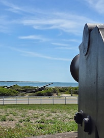 Fort Macon overlooking the beach