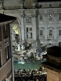 View from the rooftop bar at Harry’s bar, Trevi