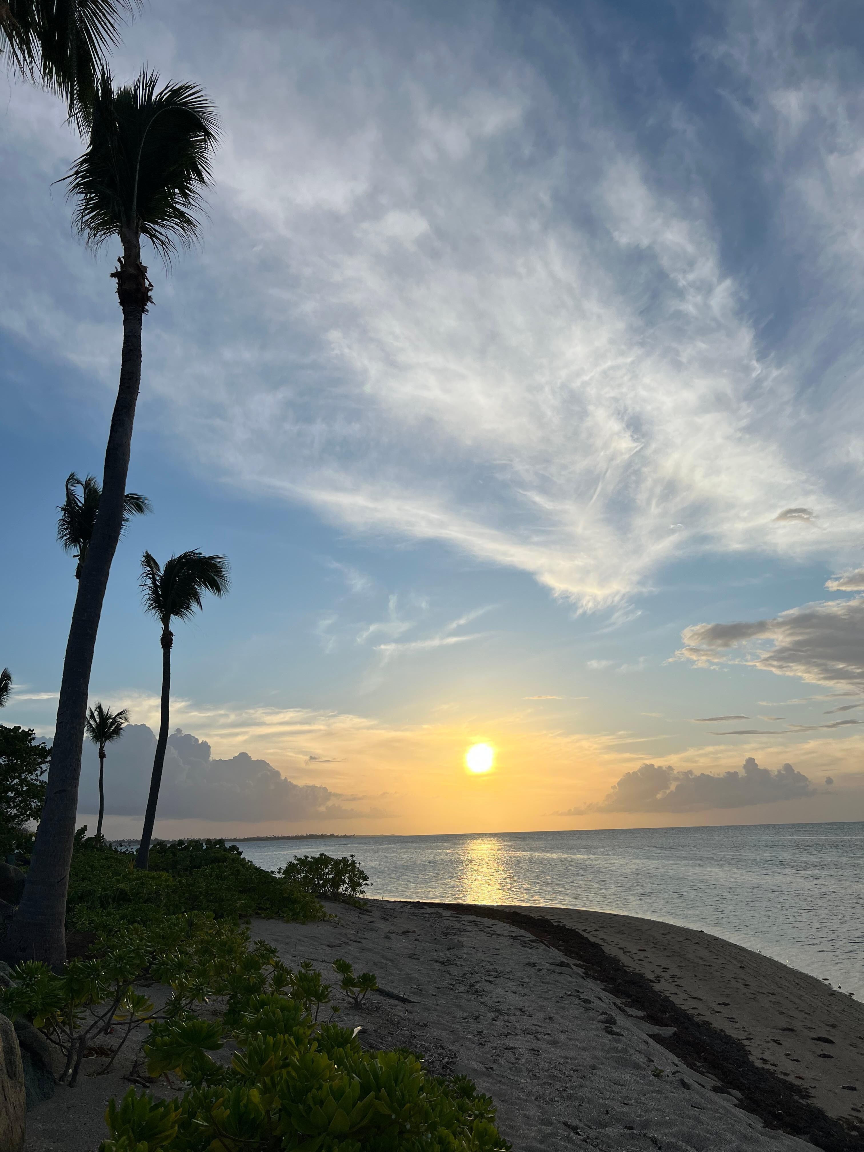 Perfect private corner of the beach where I proposed to my partner 