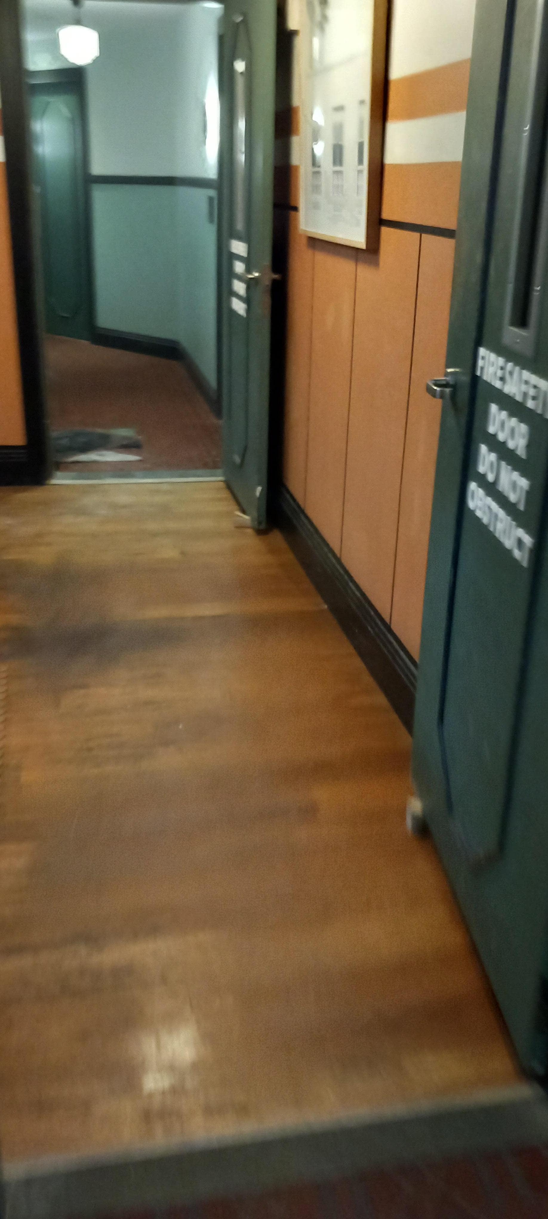 Fire and security doors wedged open