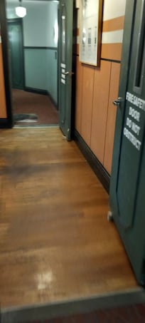 Fire and security doors wedged open