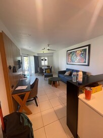 Living room in suite