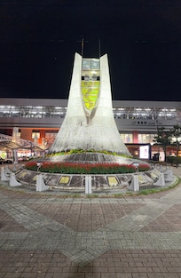 Richmond Hotel is near the west side of the Fukushima Station.