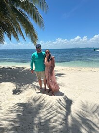 Private beach