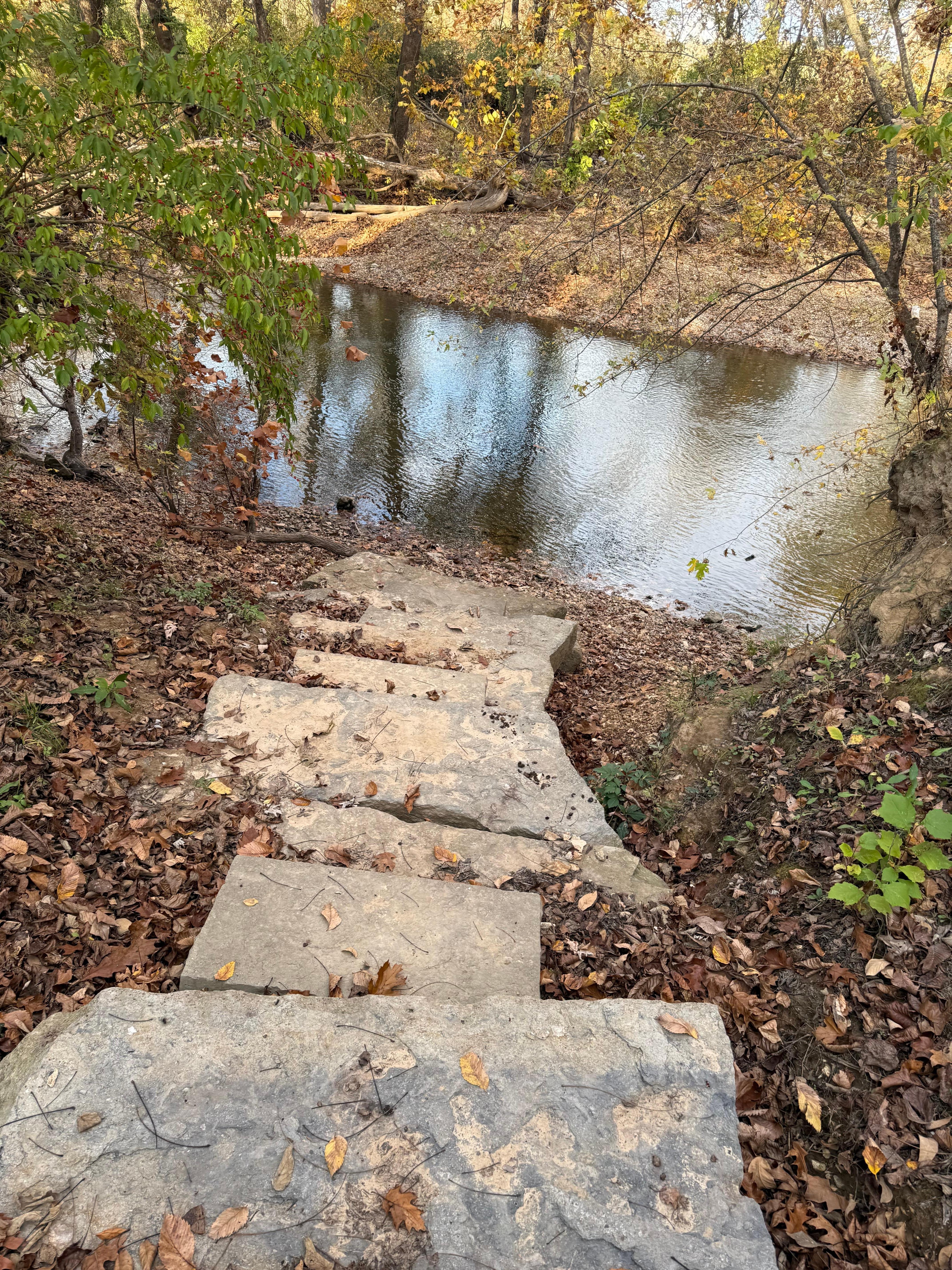 Set of steps going down to the water 