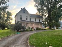 Granny's Farmhouse at Sunset.