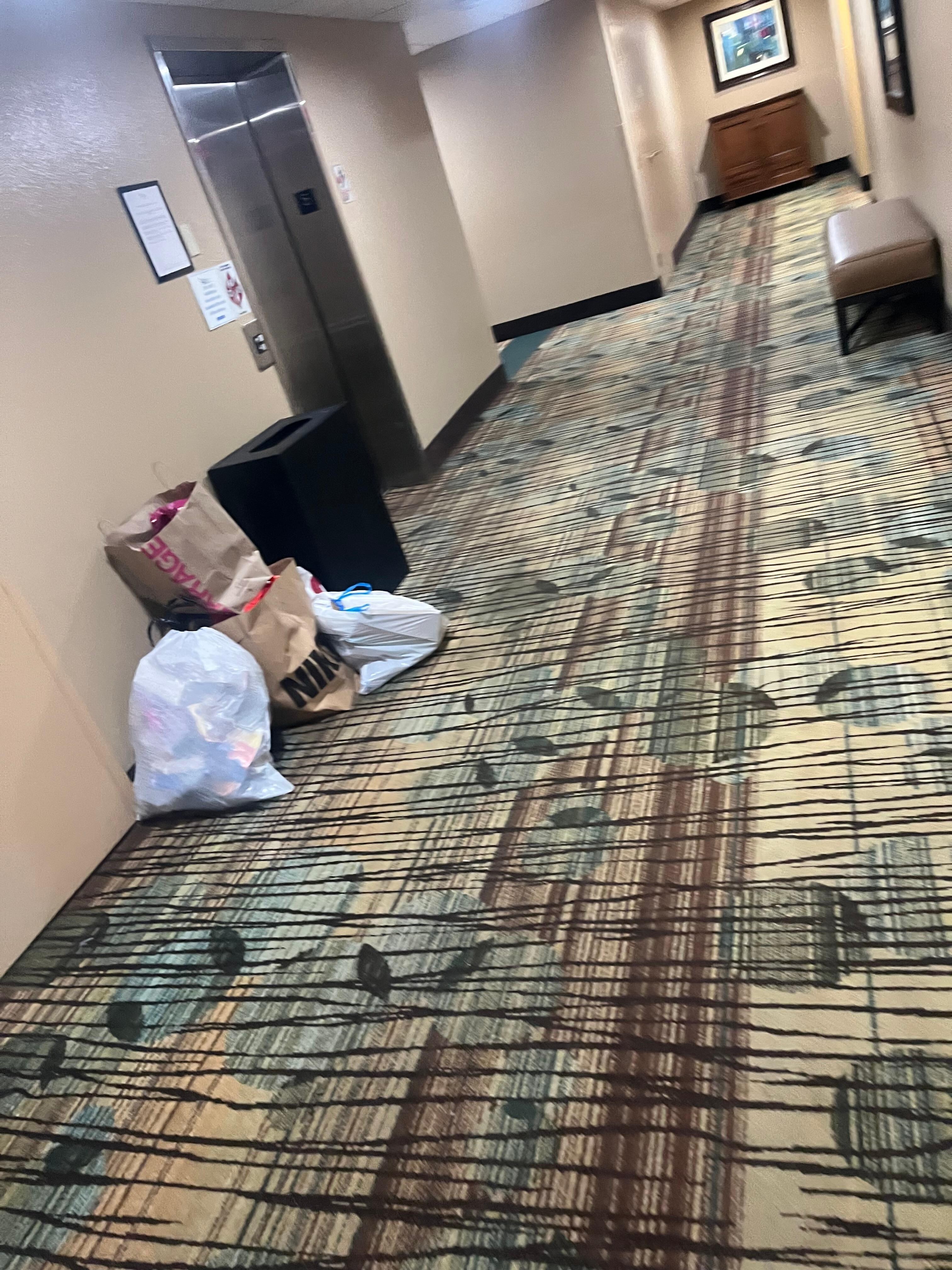 The beginning of our stay.