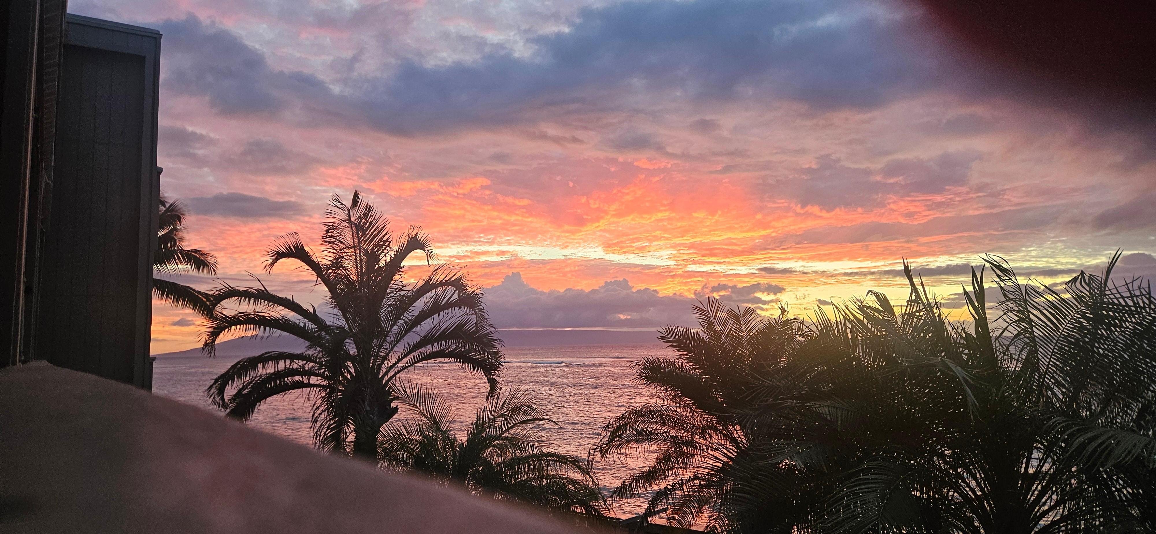 Sunsets from the lanai