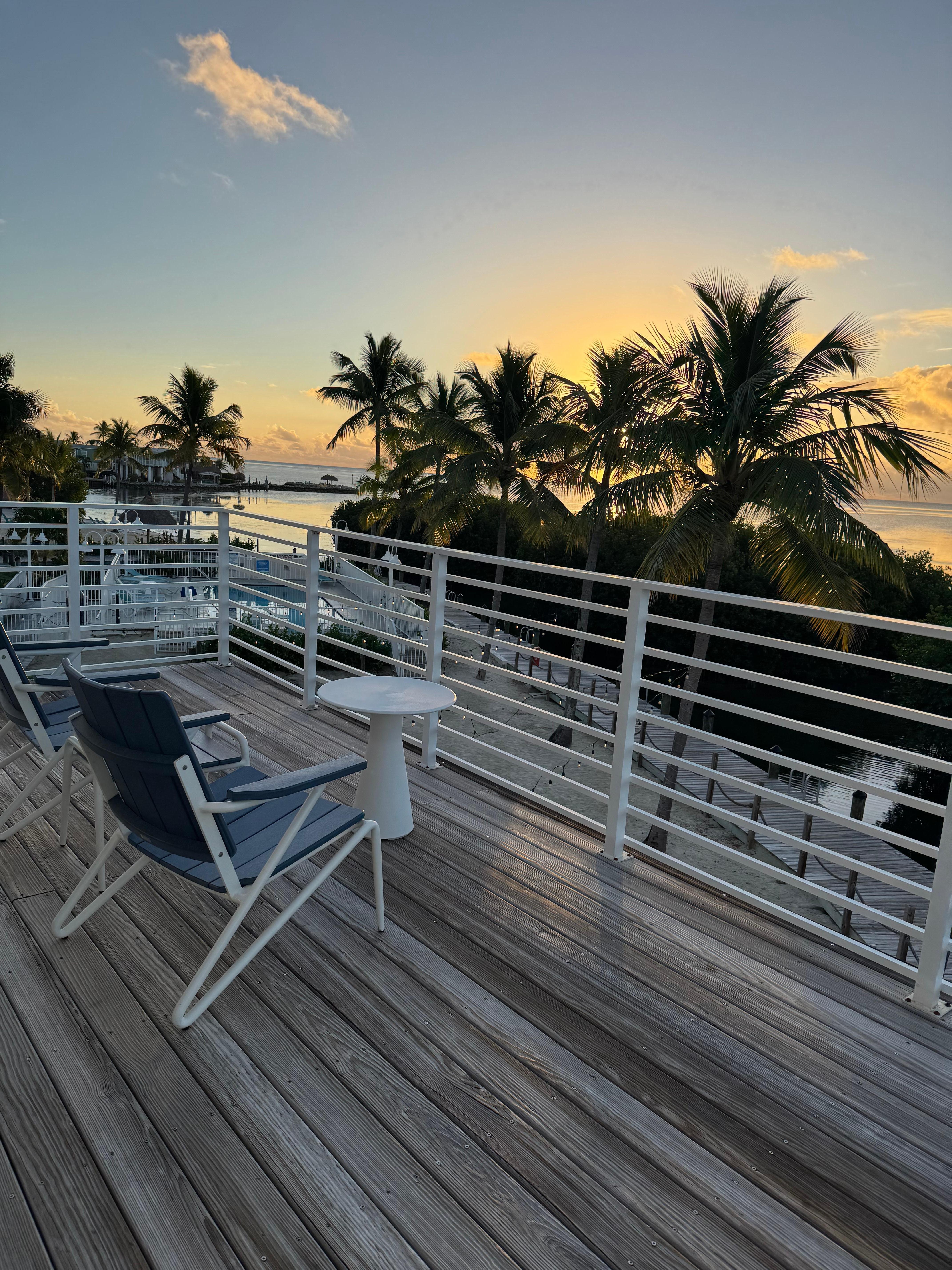 View from the balcony.