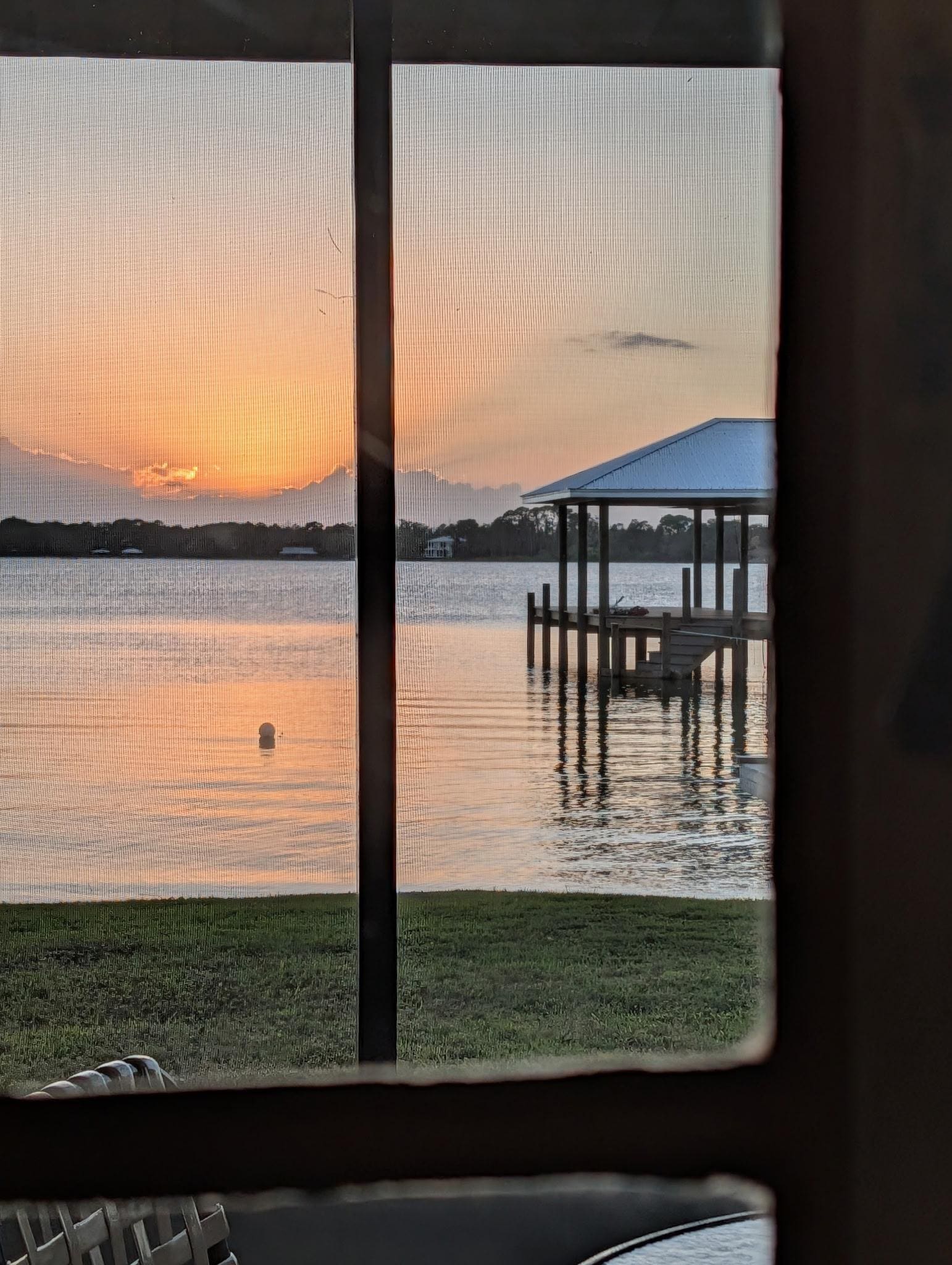 Great Lake view from back porch 