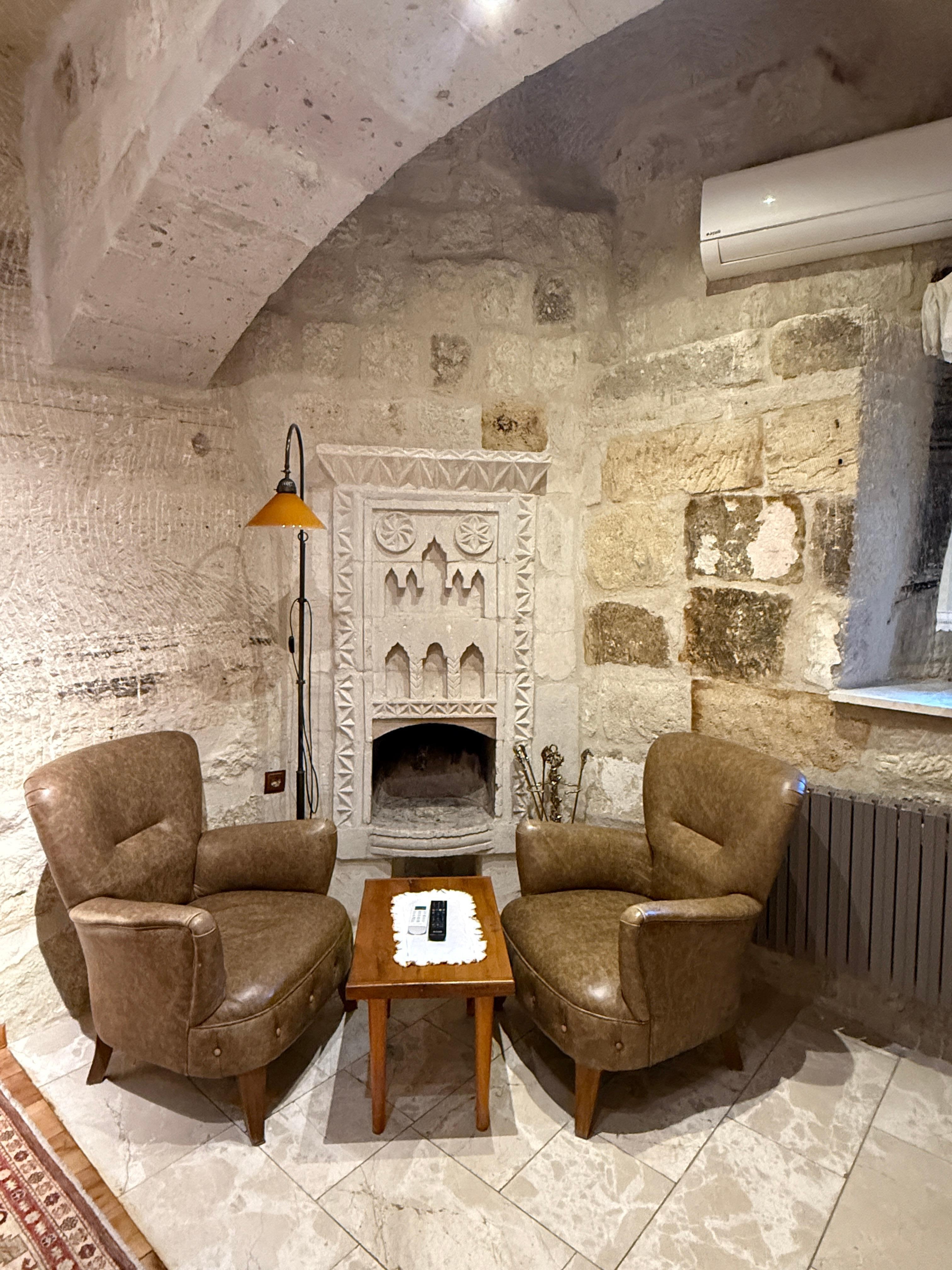 Front seating area of our room