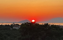 Solnedgång från balkongen