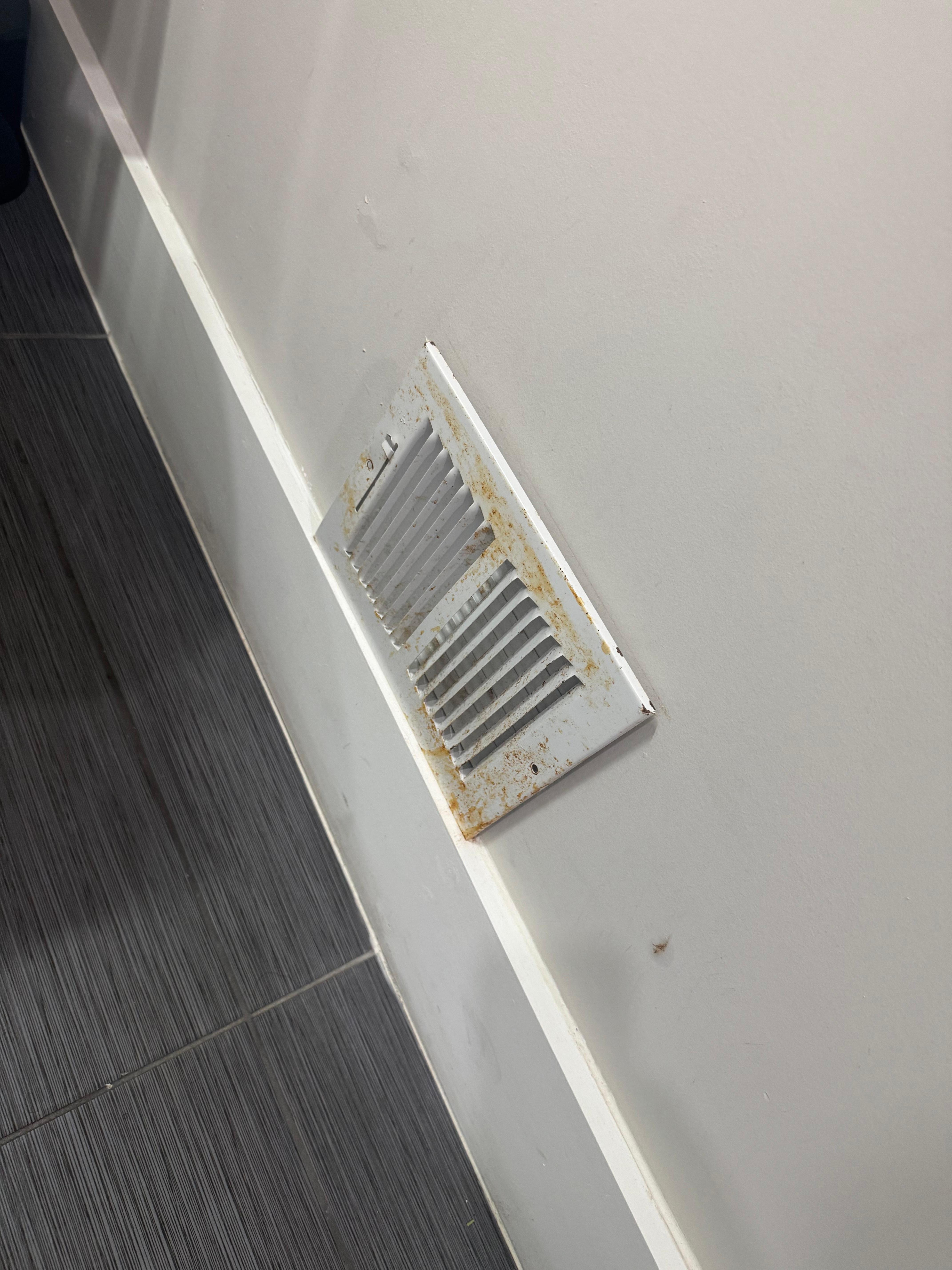 Vent in bathroom 