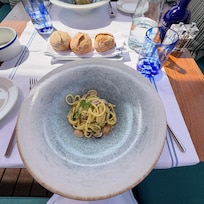Lunch on the rooftop. Buonissimo!