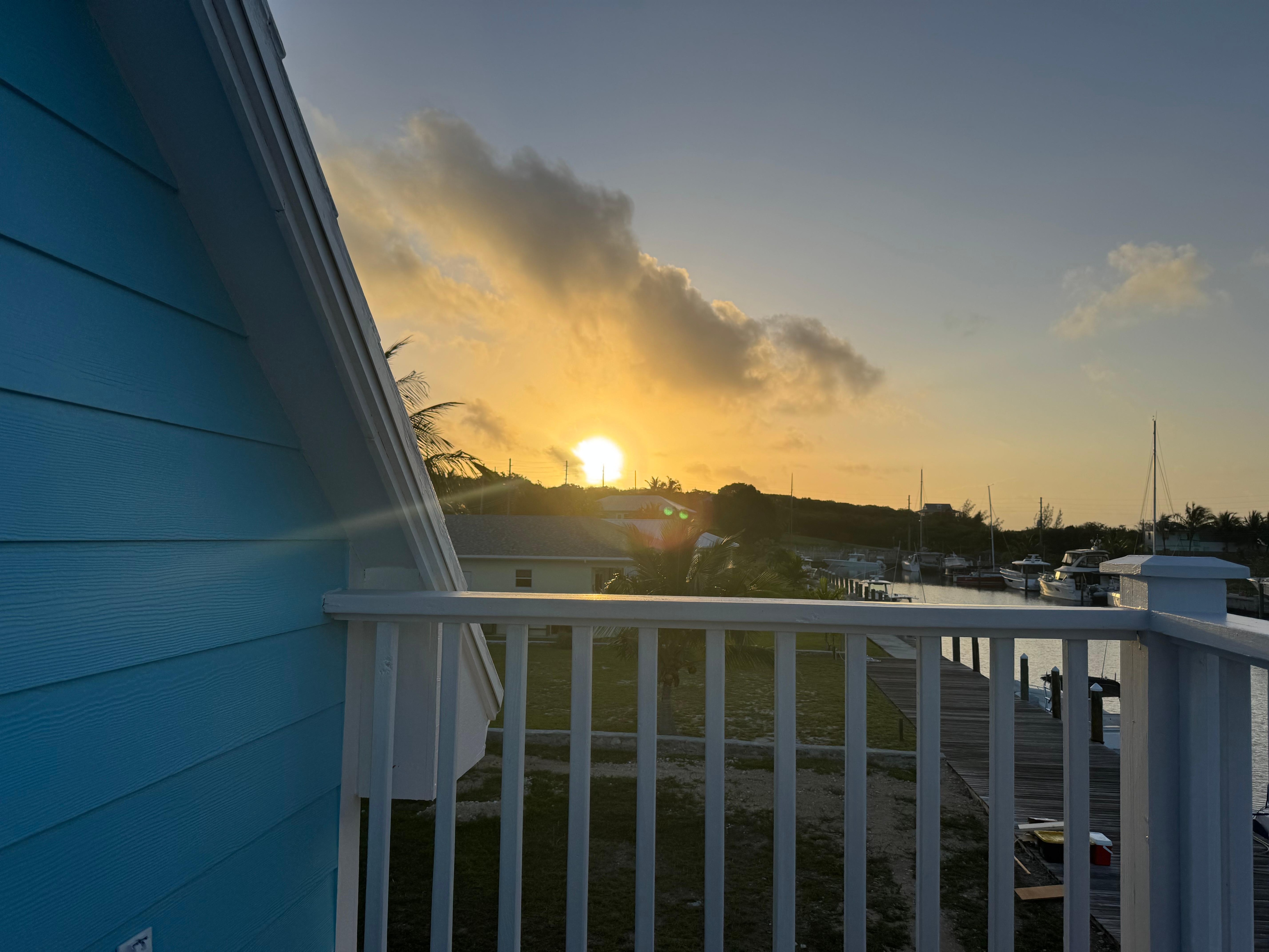 Sunrise from the deck!