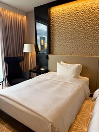 Modern designer bedroom with update USB for electronic devices recharge