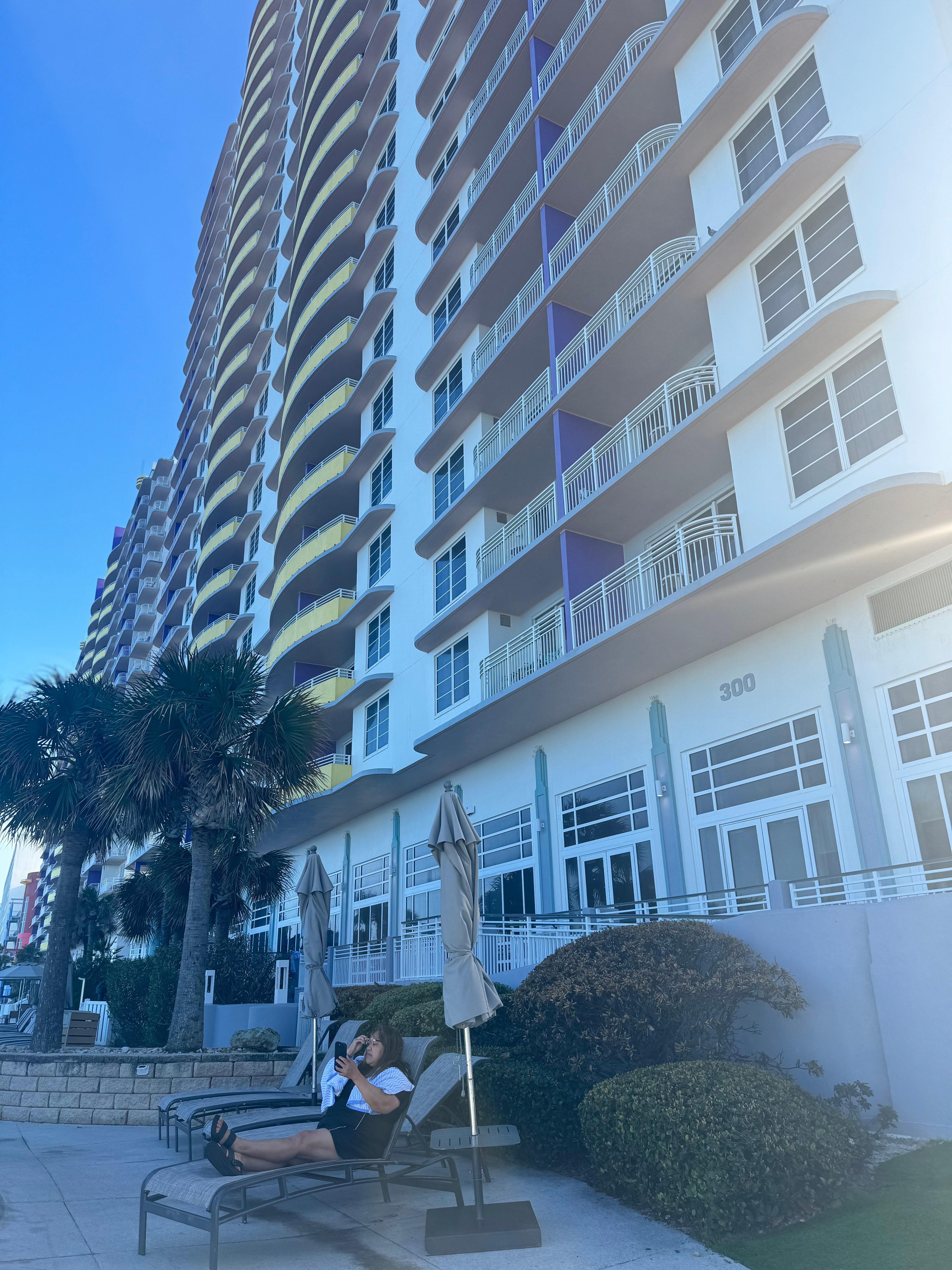 Ocean walk resort from kiddie club view