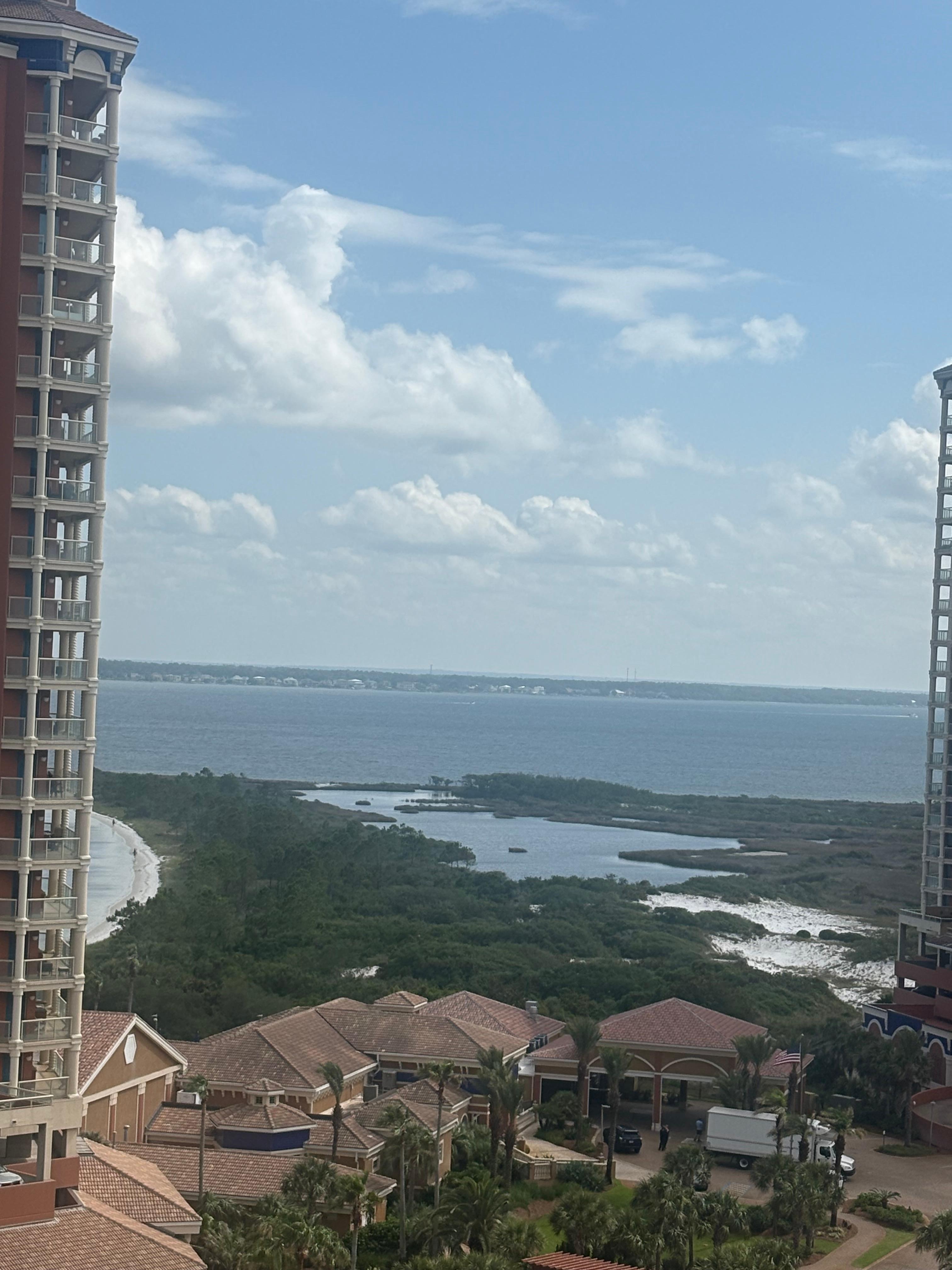 View of the Santa Rosa sound from porch